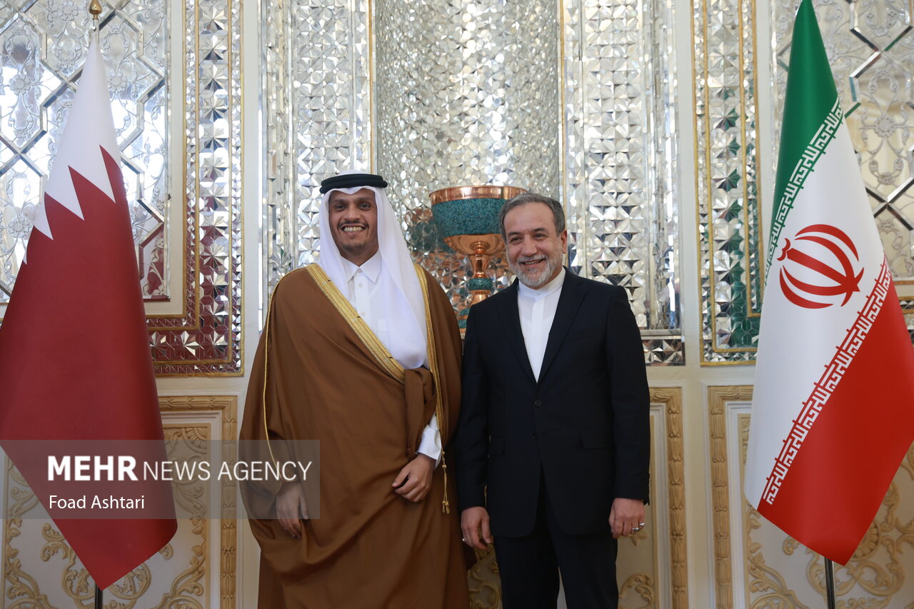 Iranian, Qatari FMs hold meeting in Tehran