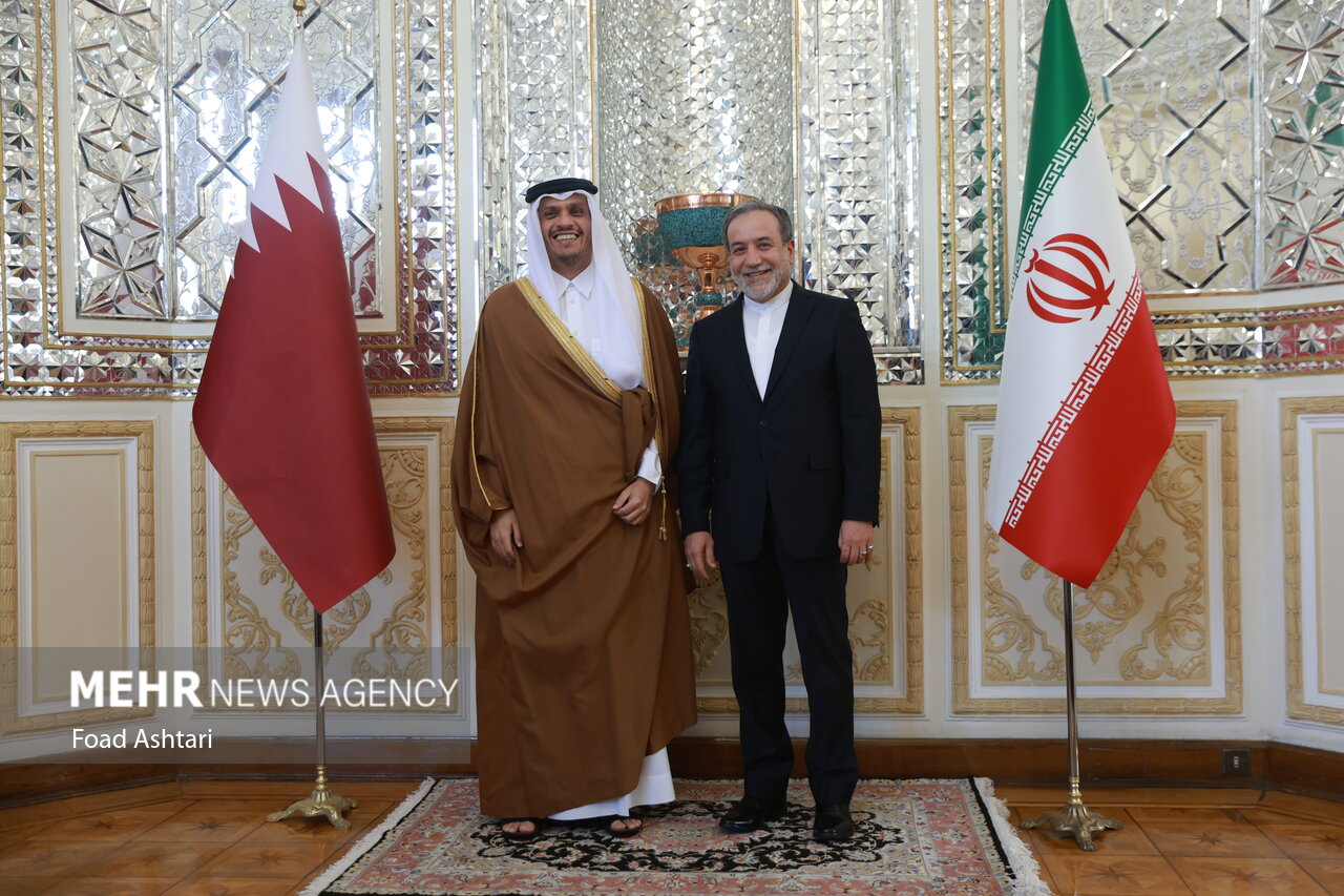 Iranian, Qatari FMs hold meeting in Tehran