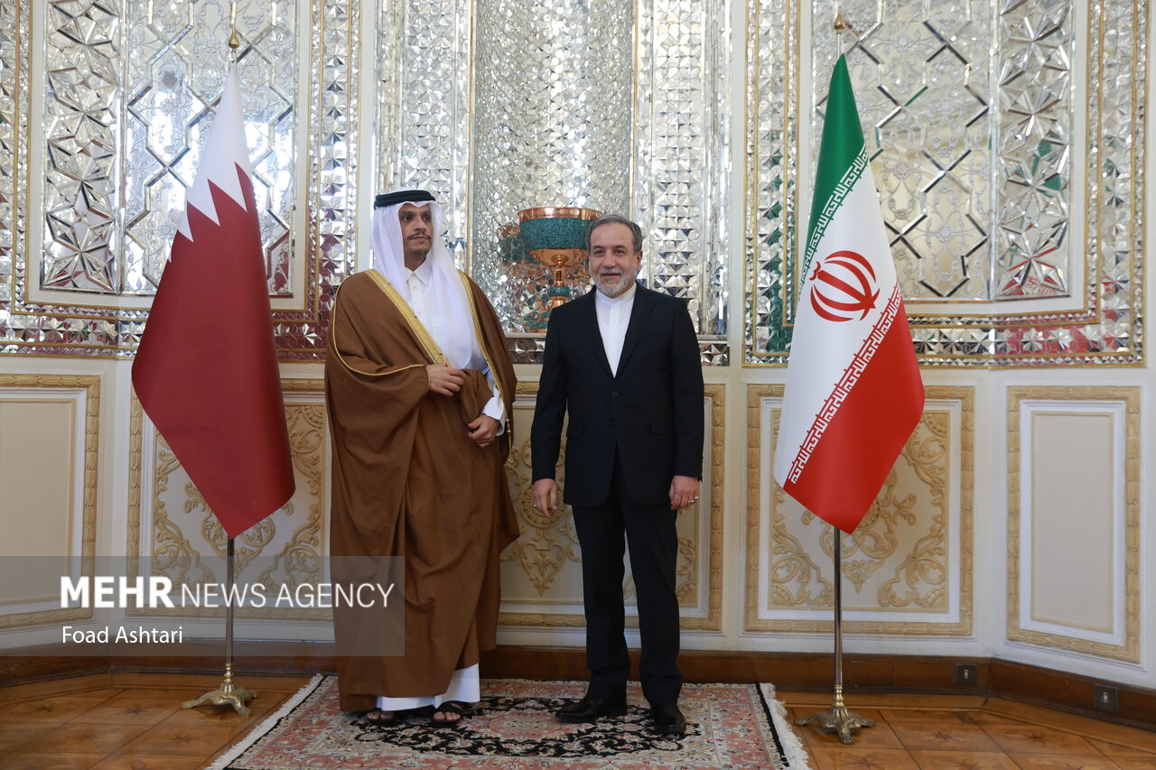 Iranian, Qatari FMs hold meeting in Tehran