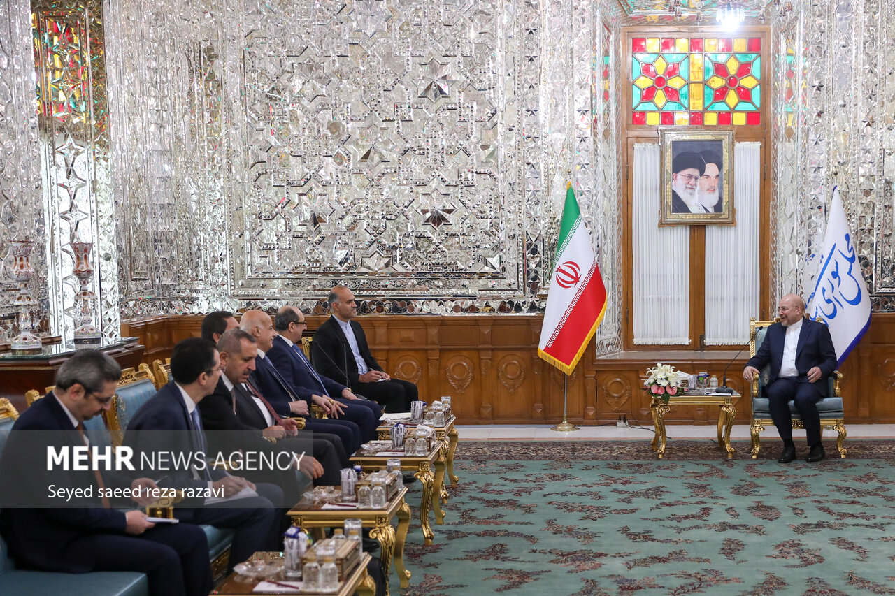 Iran’s Parliament Speaker Ghalibaf meets Syrian FM in Tehran