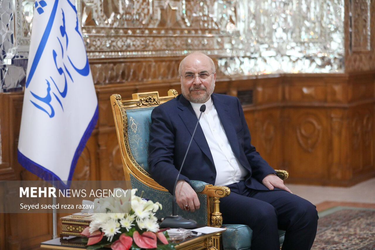 Iran’s Parliament Speaker Ghalibaf meets Syrian FM in Tehran