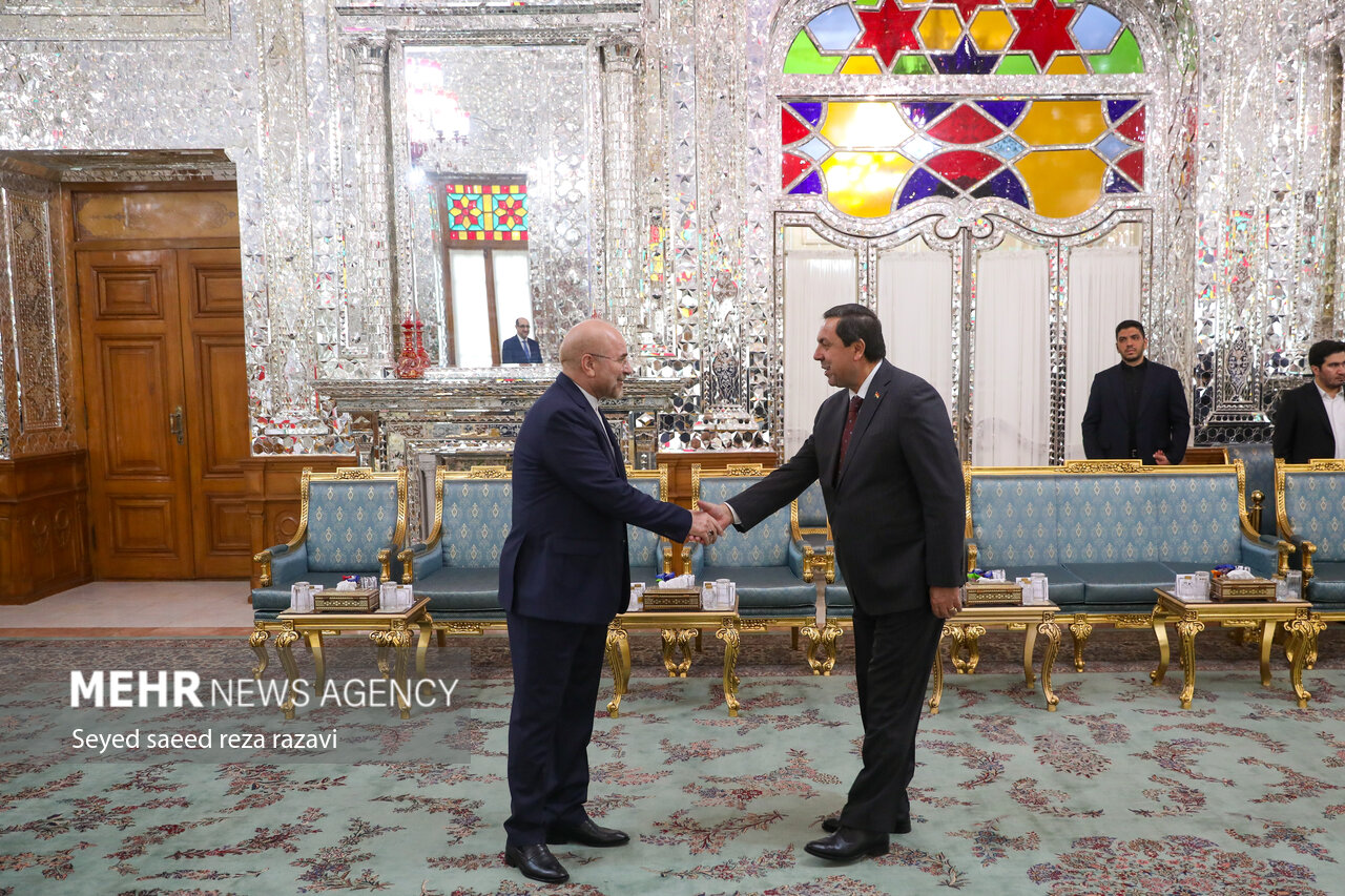 Iran’s Parliament Speaker Ghalibaf meets Syrian FM in Tehran