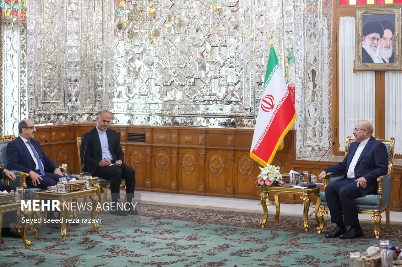 Iran’s Parliament Speaker Ghalibaf meets Syrian FM in Tehran