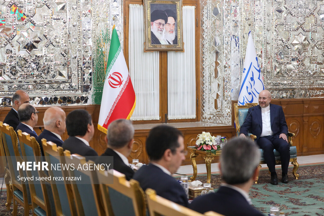 Iran’s Parliament Speaker Ghalibaf meets Syrian FM in Tehran