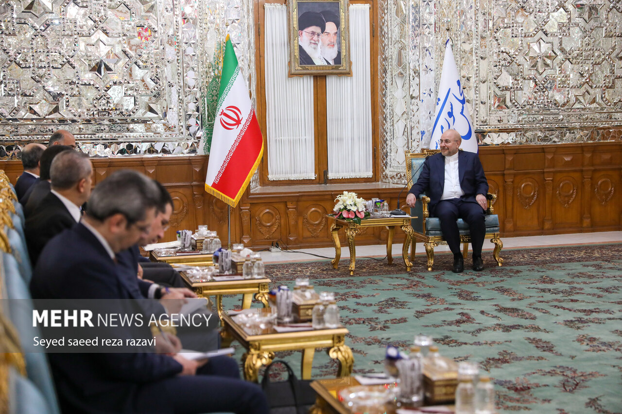 Iran’s Parliament Speaker Ghalibaf meets Syrian FM in Tehran