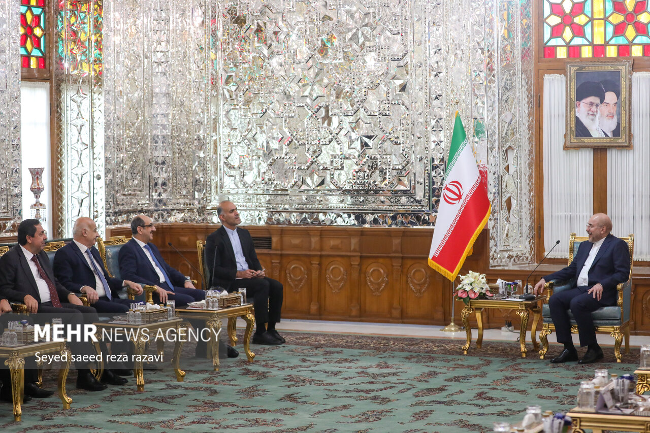 Iran’s Parliament Speaker Ghalibaf meets Syrian FM in Tehran