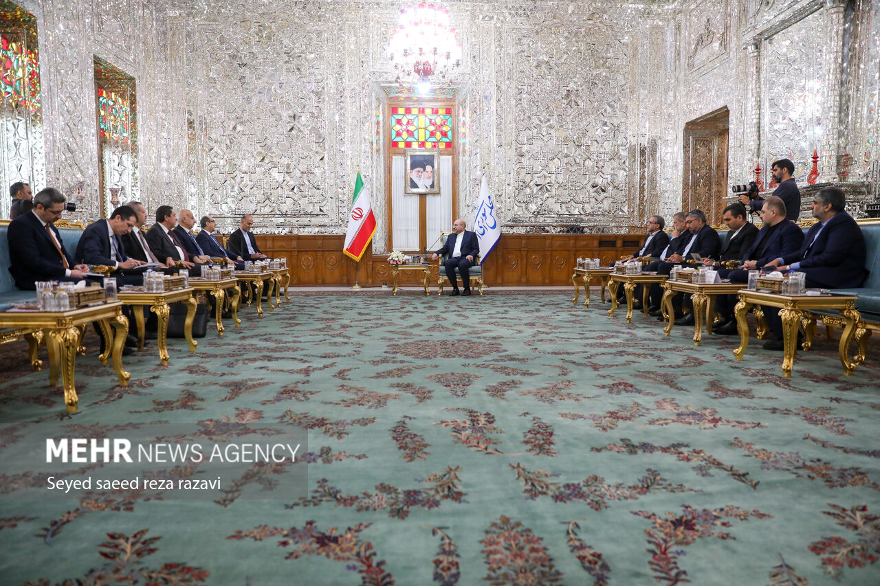 Iran’s Parliament Speaker Ghalibaf meets Syrian FM in Tehran