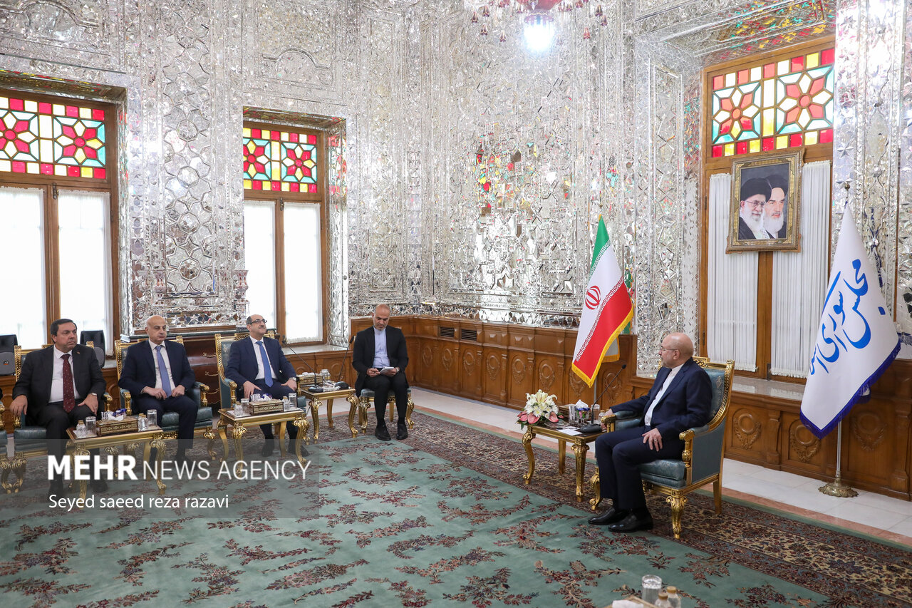 Iran’s Parliament Speaker Ghalibaf meets Syrian FM in Tehran