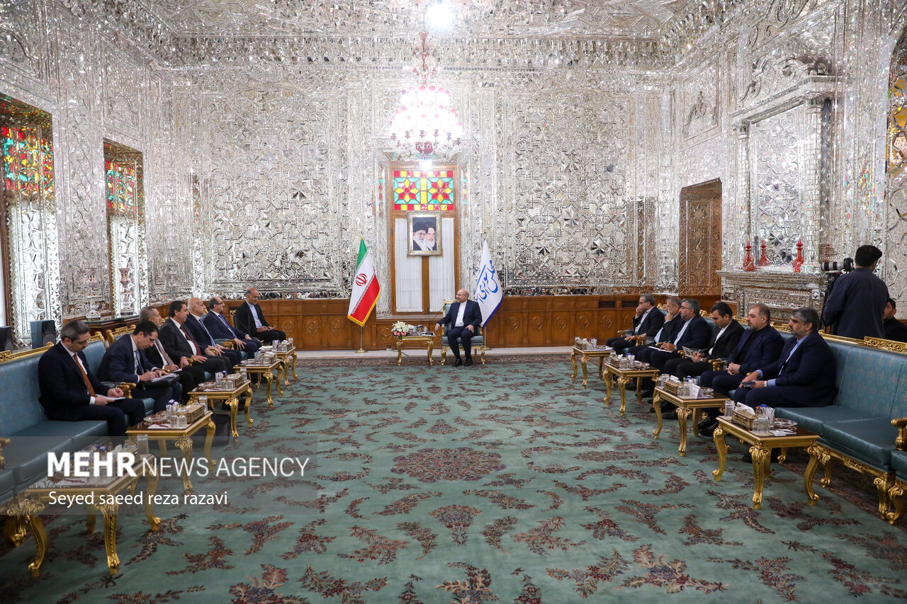 Iran’s Parliament Speaker Ghalibaf meets Syrian FM in Tehran