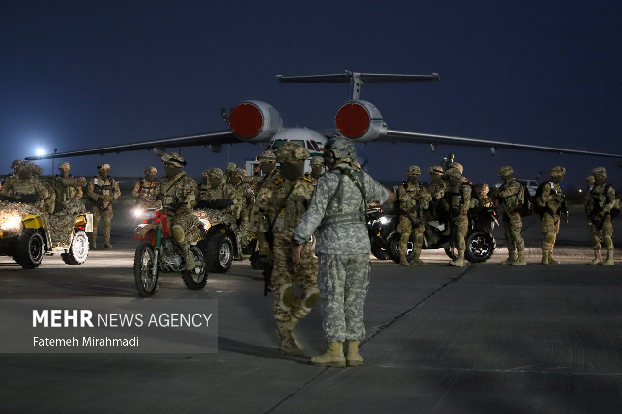 IRGC Special Forces airlifted to war game zone