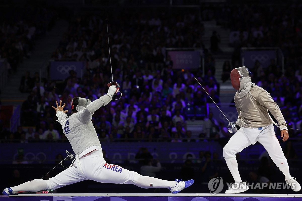 Men's fencing in Paris Olympics