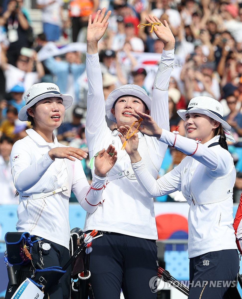 S. Korea wins 10th consecutive gold in women's archery team event