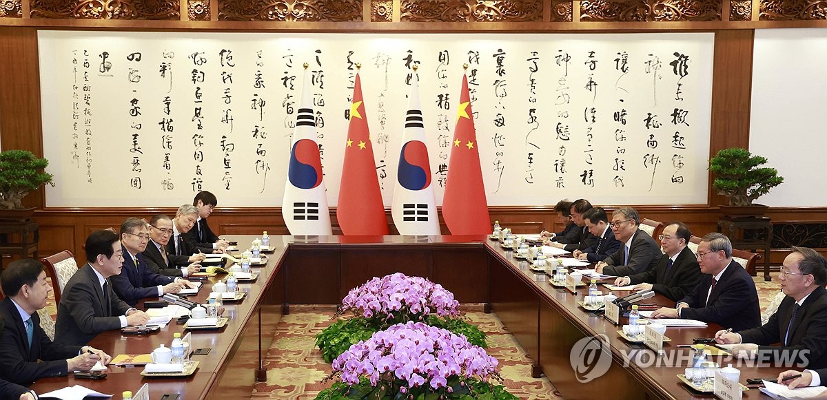 S. Korean president meets Chinese premier