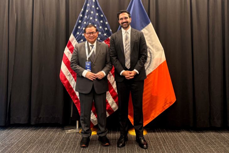 Jakarta Governor Pramono Anung and New York Mayor Zohran Kwame Mamdani
