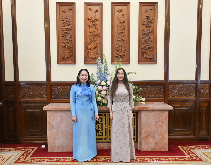 Leyla Aliyeva meets with Vice President of Vietnam