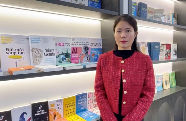 Tran Thi Thuy Linh, a researcher of IPEF and currently a lecturer at the Diplomatic Academy of Vietnam (Photo: VNA)