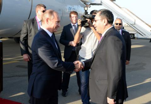 Russian President Vladimir Putin arrives in Baku | OANA NEWS