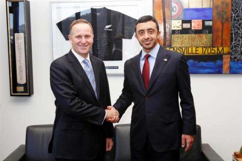 Sheikh Abdullah meets New Zealand Prime Minister | OANA NEWS