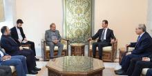 President al-Assad receives Khaji: Syrian-Iranian relations are deep