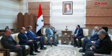 Arnous meets the Iranian Ambassador in Damascus to discuss the Joint agreements 