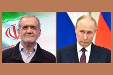 Putin, Pezeshkian discuss Alaska meeting, Iran nuclear prog.