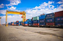 Iran exports 5,000 Tons goods via new dry port Rail terminal
