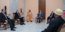 President al-Assad receives Secretary General of the Arab Crescent and Red Cross organization