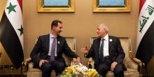 President al-Assad discusses with President Rashid of Iraq cooperation in counter-terrorism
