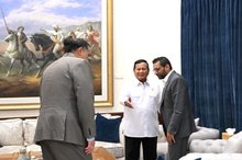 President Prabowo Subianto (left) and FBI Director Kash Patel in Jakarta, on Wednesday (July 22, 2026).