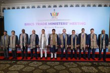 Indonesian Minister of Trade Budi Santoso at the BRICS Trade Ministers' Meeting (TMM) in Jaipur, India, on Friday (August 7, 2026).