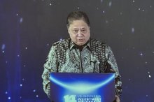Indonesia's Coordinating Minister for Economic Affairs Airlangga Hartarto 