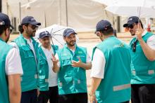 Human Resources Assistant Minister Meets with Hajj Volunteers