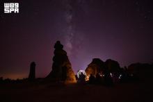 AlUla Skies, Rock Formations Attract Visitors, Photographers