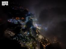 Al-Baha’s Atmosphere: A Harmony of Fog, Lighting, and Nature