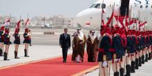 President al-Assad arrives in Manama to take part the 33rd Arab Summit