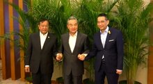 Foreign Ministers of China, Cambodia and Thailand 