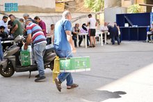 KSrelief Distributes 577 Food Baskets in Western Beqaa, Lebanon