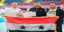 Syria wins a gold medal in UAE open international karate championship