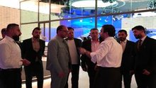 Head of the Communication and Information Sector at the UNESCO Iraq Office,(center) with the participating journalists 