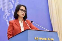 Spokeswoman of the Ministry of Foreign Affairs Pham Thu Hang. (Photo: VNA)