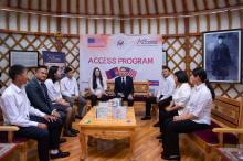 Secretary of State of the United States Antony Blinken met alumni of the “Access” Program from Uvurkhangai aimag, Mongolia