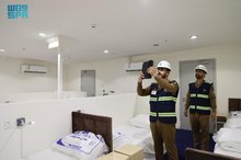 Civil Defense Ramps Up Safety Inspections in Mina Pilgrim Camps