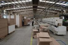 Wooden goods are made for export at a factory in Long An province. (Photo: VNA)