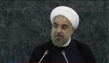  President Rohani blasts west for imposing sanctions on world states  