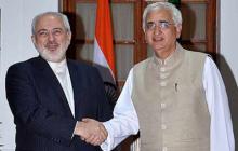 Iran FM Meets His Indian Counterpart In New Delhi