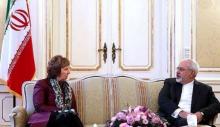 Zarif confers with Wang, Ashton