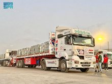 Saudi Arabia Sends Additional Relief Convoy to Gaza