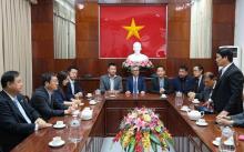 Representatives from the Department of Industry and Trade of the Mekong Delta city of Can Tho and the Korean Energy Agency (KEA) at the meeting on July 18. (Photo: VNA)