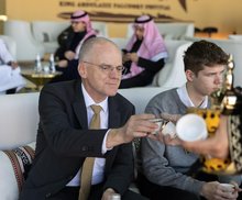 Ambassadors of Austria and Switzerland Visit King Abdulaziz Falconry Festival 2025
