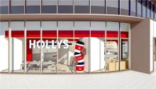 This graphic provided by Hollys depicts its first overseas outlet in Osaka, Japan. It opens operations on May 1, 2024. (PHOTO NOT FOR SALE) (Yonhap)